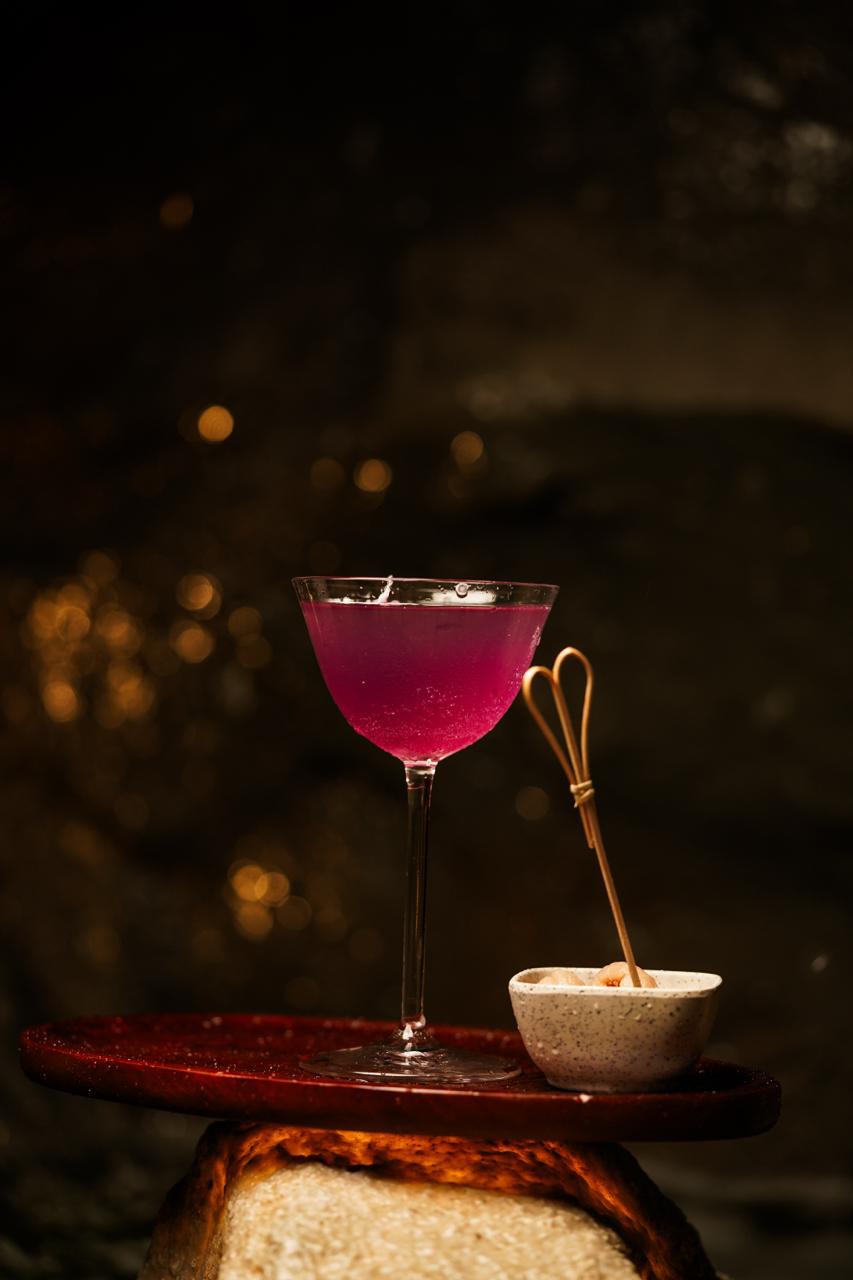 Violet Orchid Coupé Cocktail